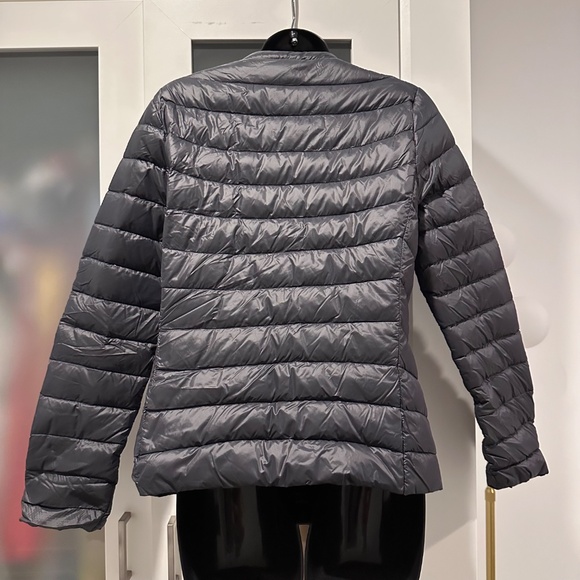 Marie Lund Copenhagen Ultra-Light Down Jacket – Anthracite Gray Sz Small - Picture 7 of 16